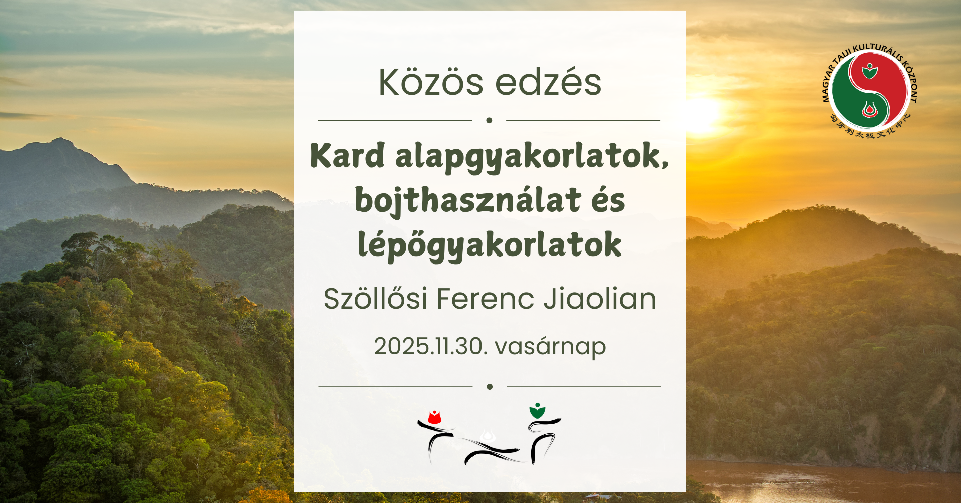 Kard alapgyakorlatok, bojthasználat és lépőgyakorlatok – közös edzés
